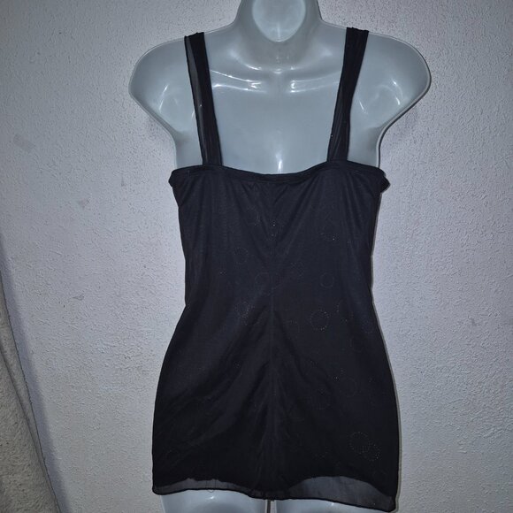 studio 1940 ** stylish top, Black with sequins and glitter, size Medium - Picture 8 of 15